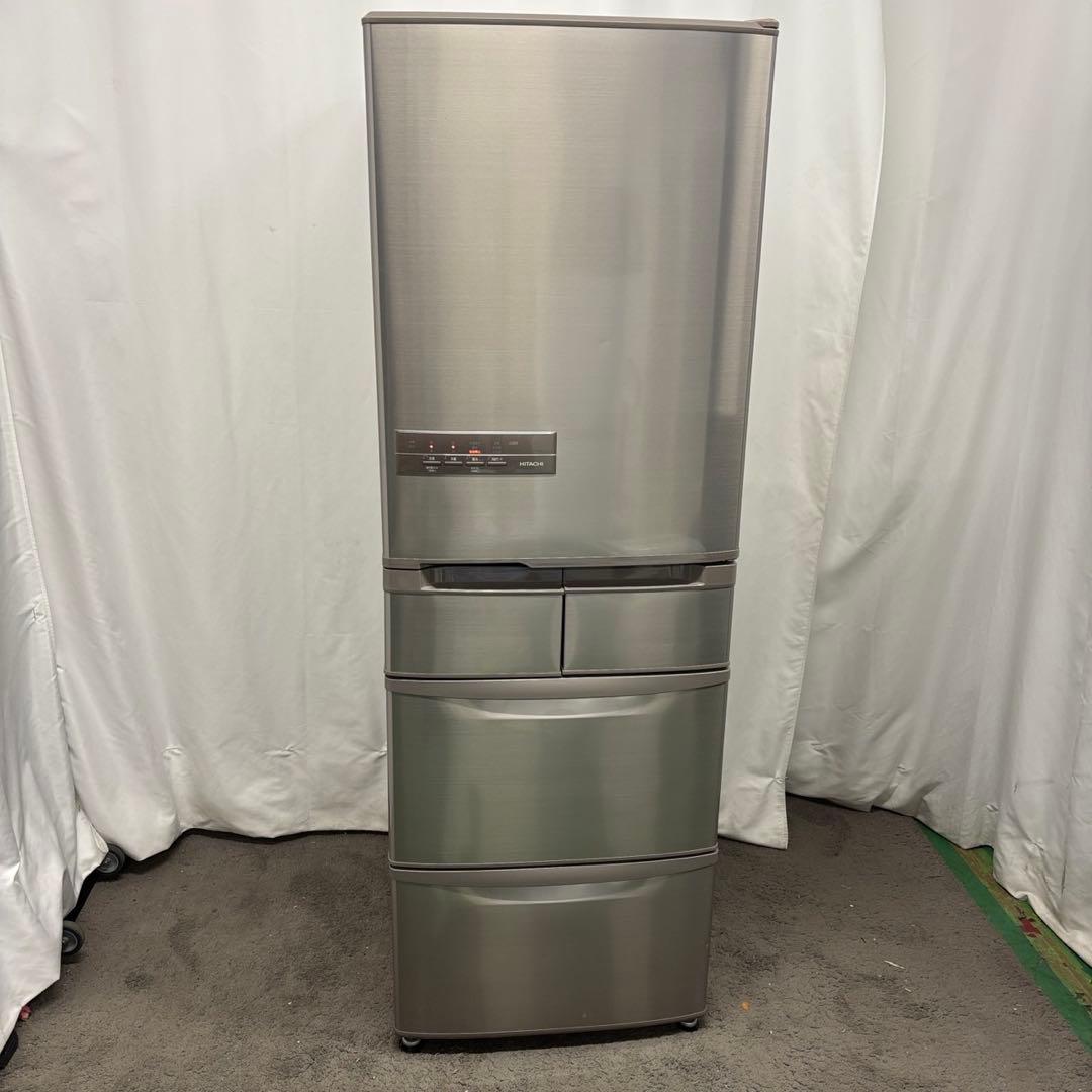 ★104　日立　冷蔵庫　大型　400-500ℓ　安い　綺麗　中古　右開　設置無料