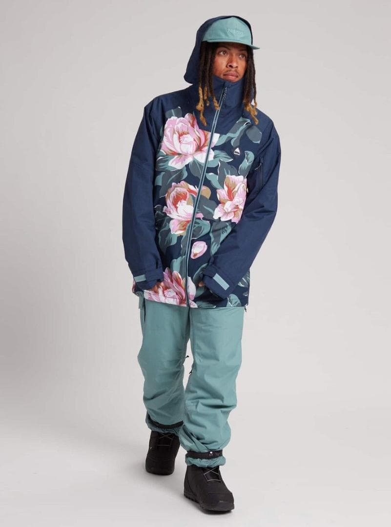 【美品】BURTON バートン 花柄 スノボウェア ジャケット L 希少 美品