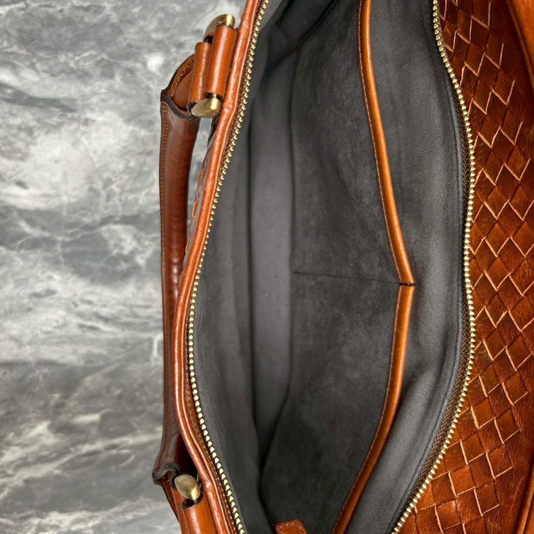 希少 ココマイスター マットーネ モンドヴィマイスター 編み込み ビジネスバッグ