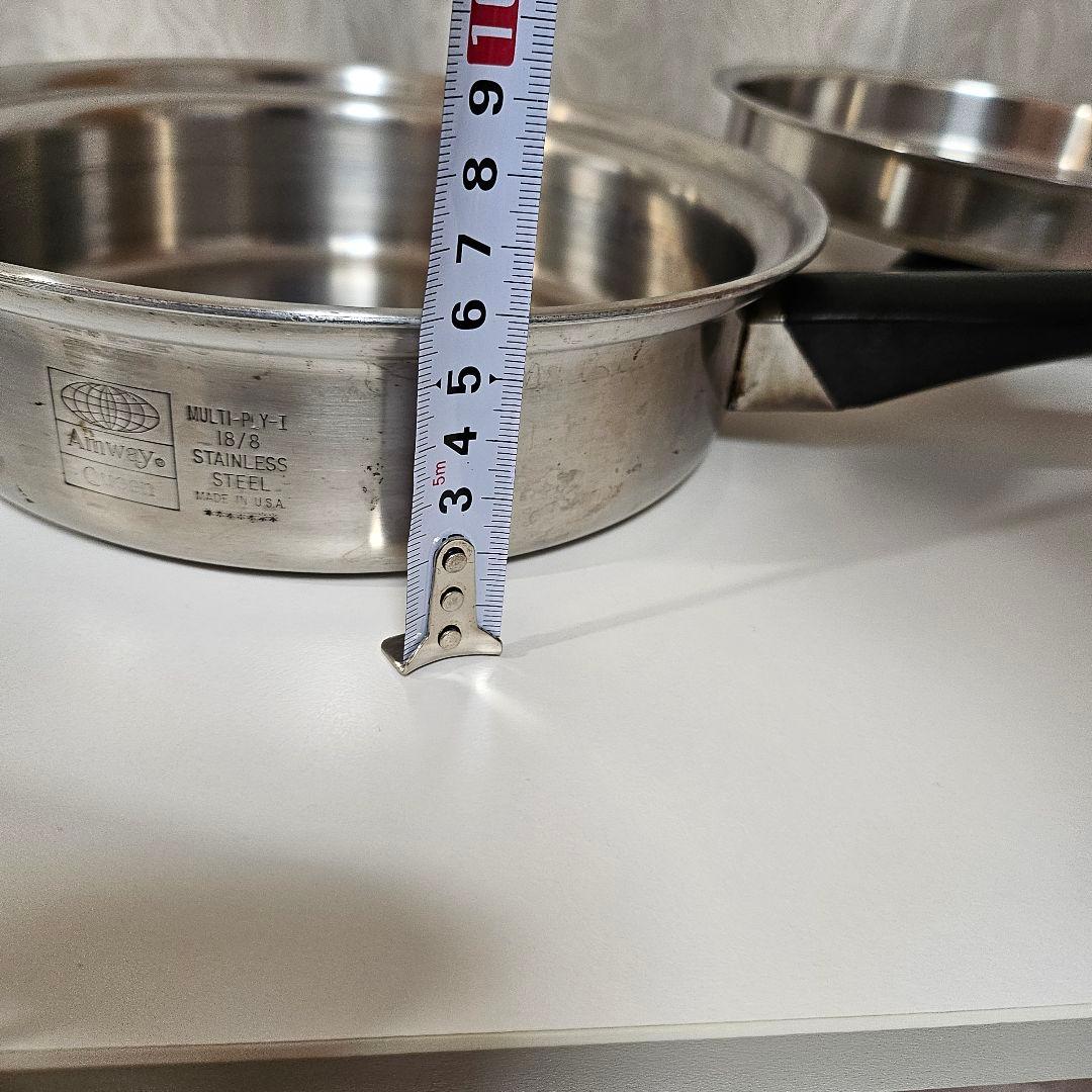 【最終値下げ】AMWAY 中フライパン・大フライパンセット