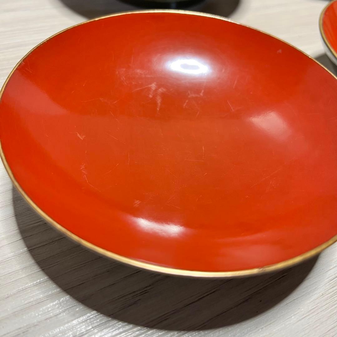 和製　アンティーク　江戸～明治　輪島塗　青漆　お吸い物椀　20客セット