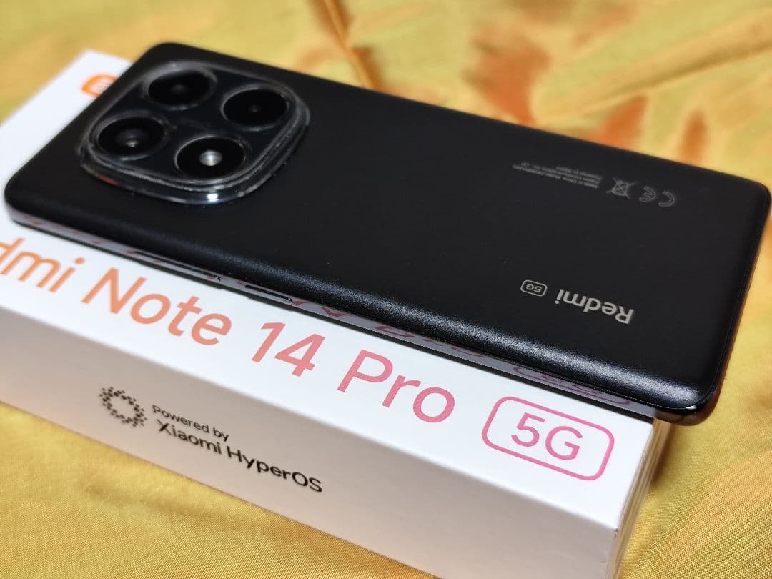 Xiaomi Redmi Note 14 Pro 5G 12GB+512GB 黒