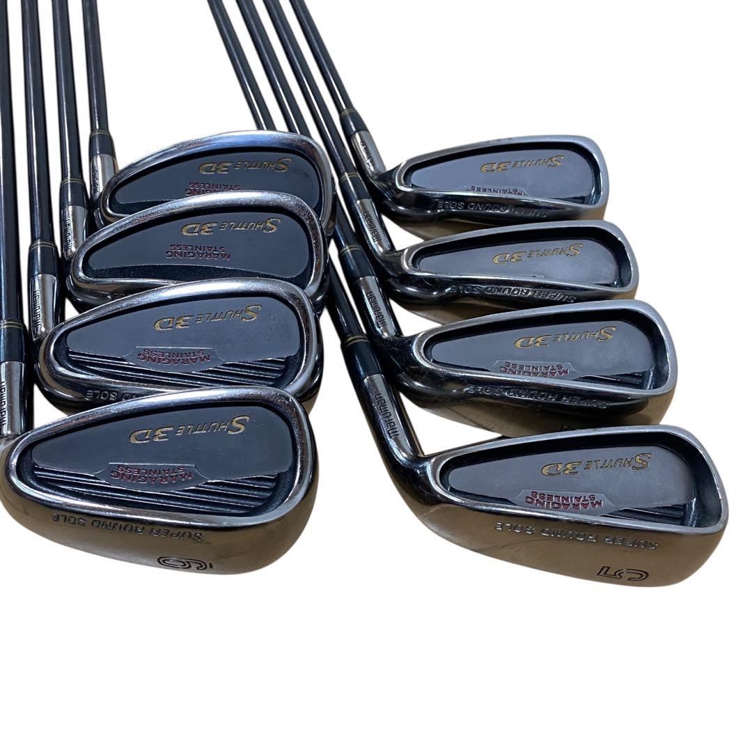 ≪美品≫ マルマン シャトル3D レディース用 アイアンセット 8本組(L)