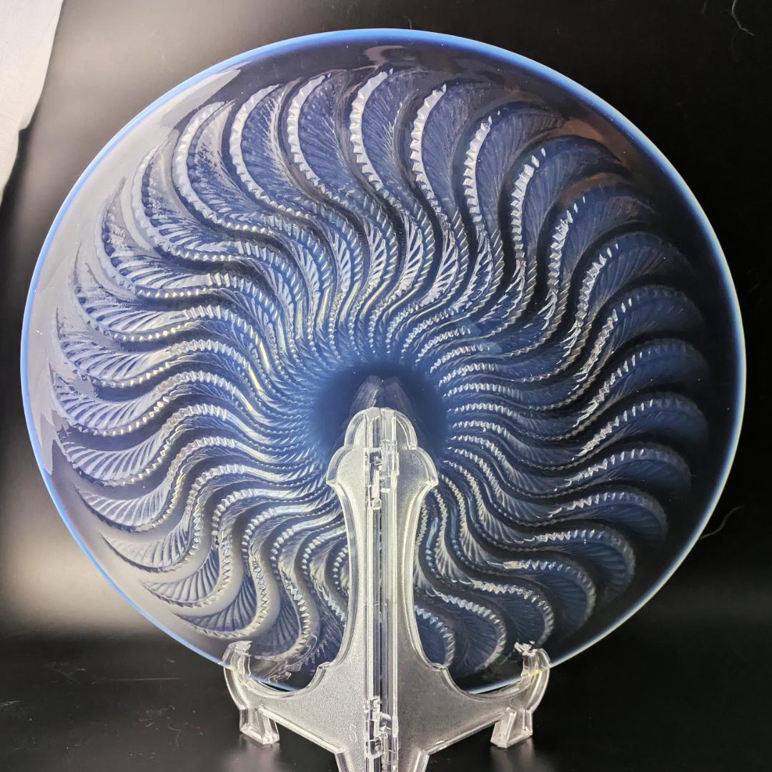 ルネ ラリック オパルセント皿 アクティニア イソギンチャク 1933年頃作品