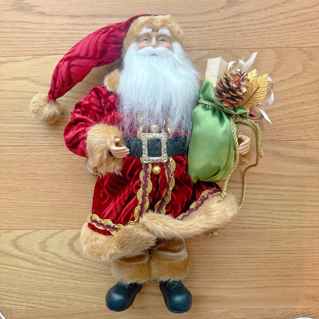 【新品】クリスマス サンタクロース ハルモニア 人形 45cm