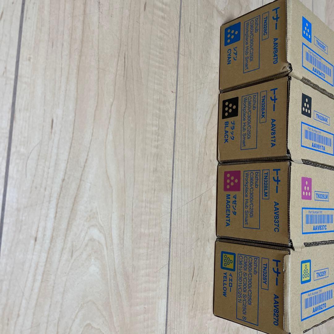 コニカミノルタTN-328トナーカートリッジ4色セット