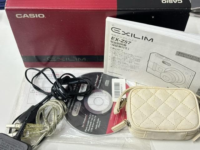 【通電確認済】CASIO EXILIM EX-Z57 デジタルカメラ 箱付き