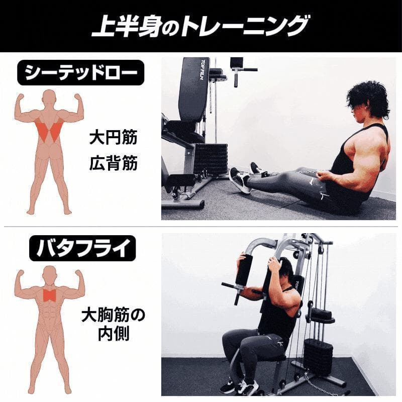 マルチホームジム スマート自宅 トレーニング器具1台多役 静音設計R2204
