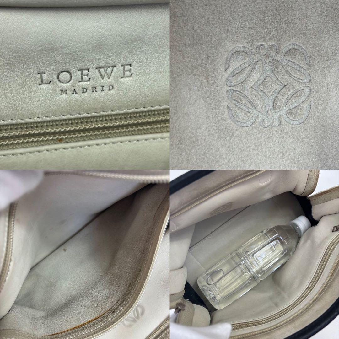 廃盤希少　ロエベ　ハンドバッグ　アマソナ　アナグラム　スエード