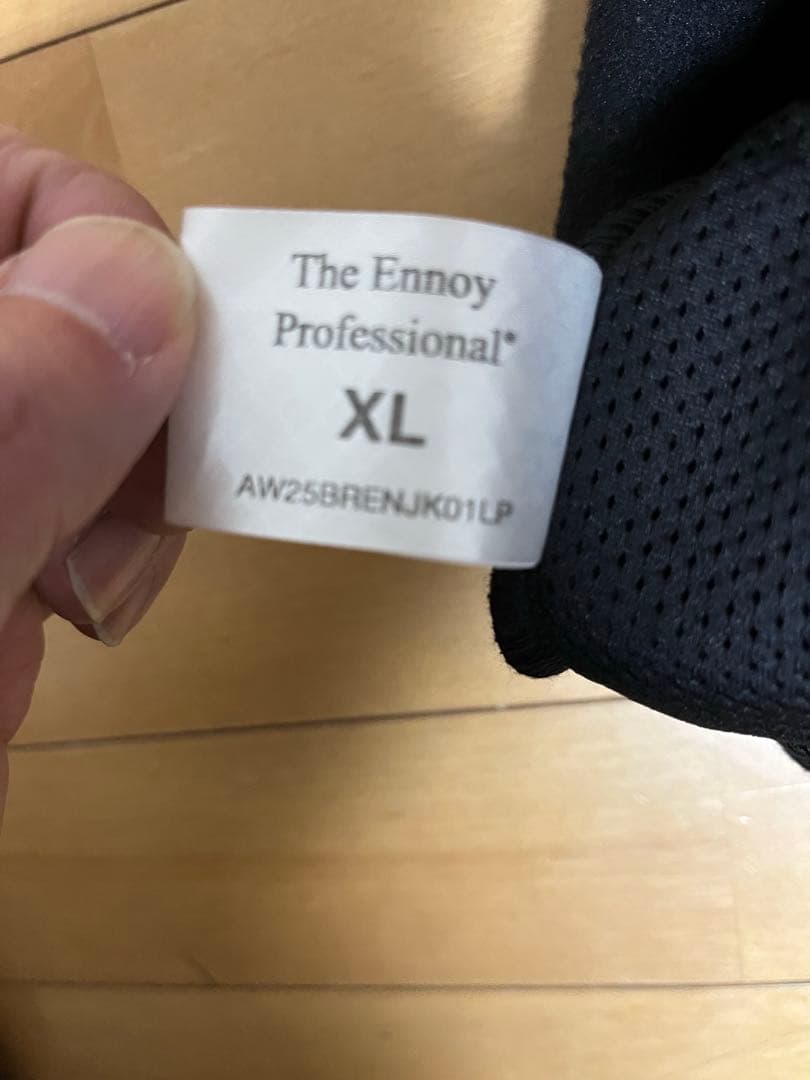 The Ennoy Professional フリースベスト ブラック　XL