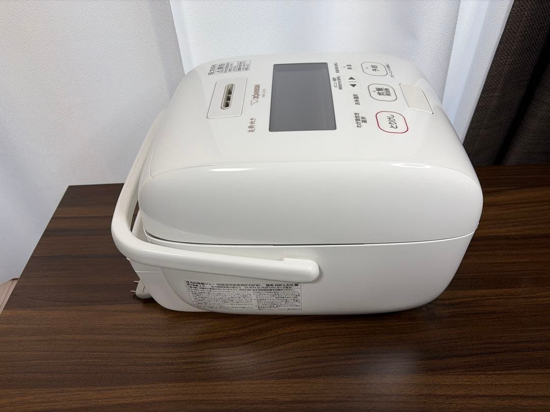 【美品】象印 炎舞炊き NW-LA10 5.5合 雪白