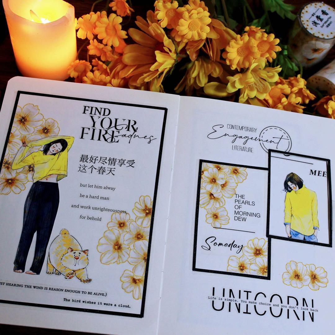 ⭐️SALE⭐️ 繁花文创《浅棠香》海外マスキングテープ　マステ 【2661】