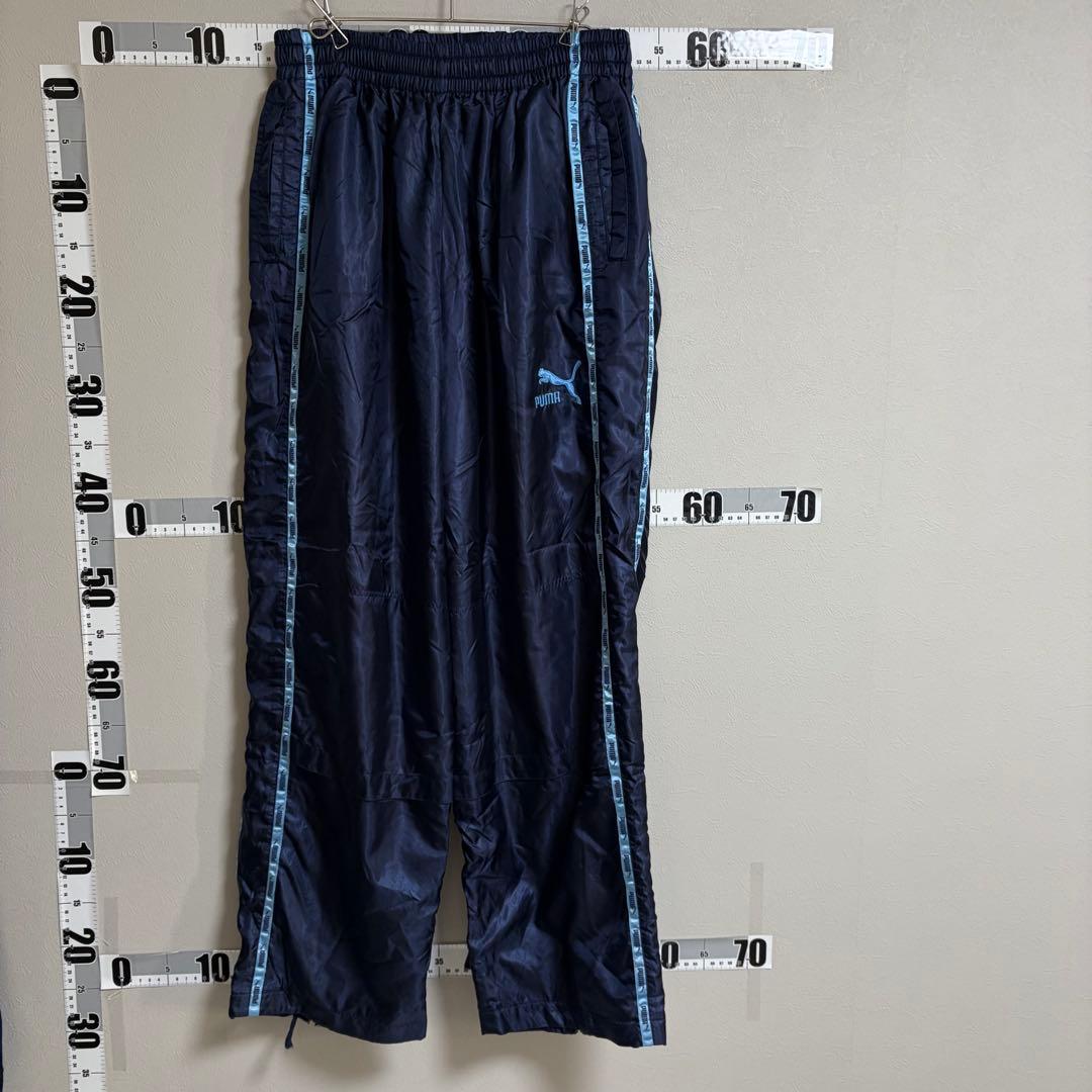 紺色プーマ PUMA 上下セット ジュビロ磐田 ナイロンジャケット L