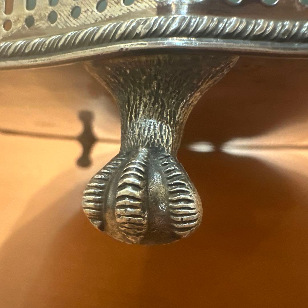 U.S. Reed & Burton シルバーメッキ ラウンドサービングトレイ