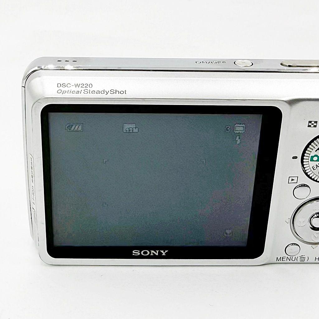 ソニー Cyber-shot DSC-W220 SC シルバー コンデジ カメラ