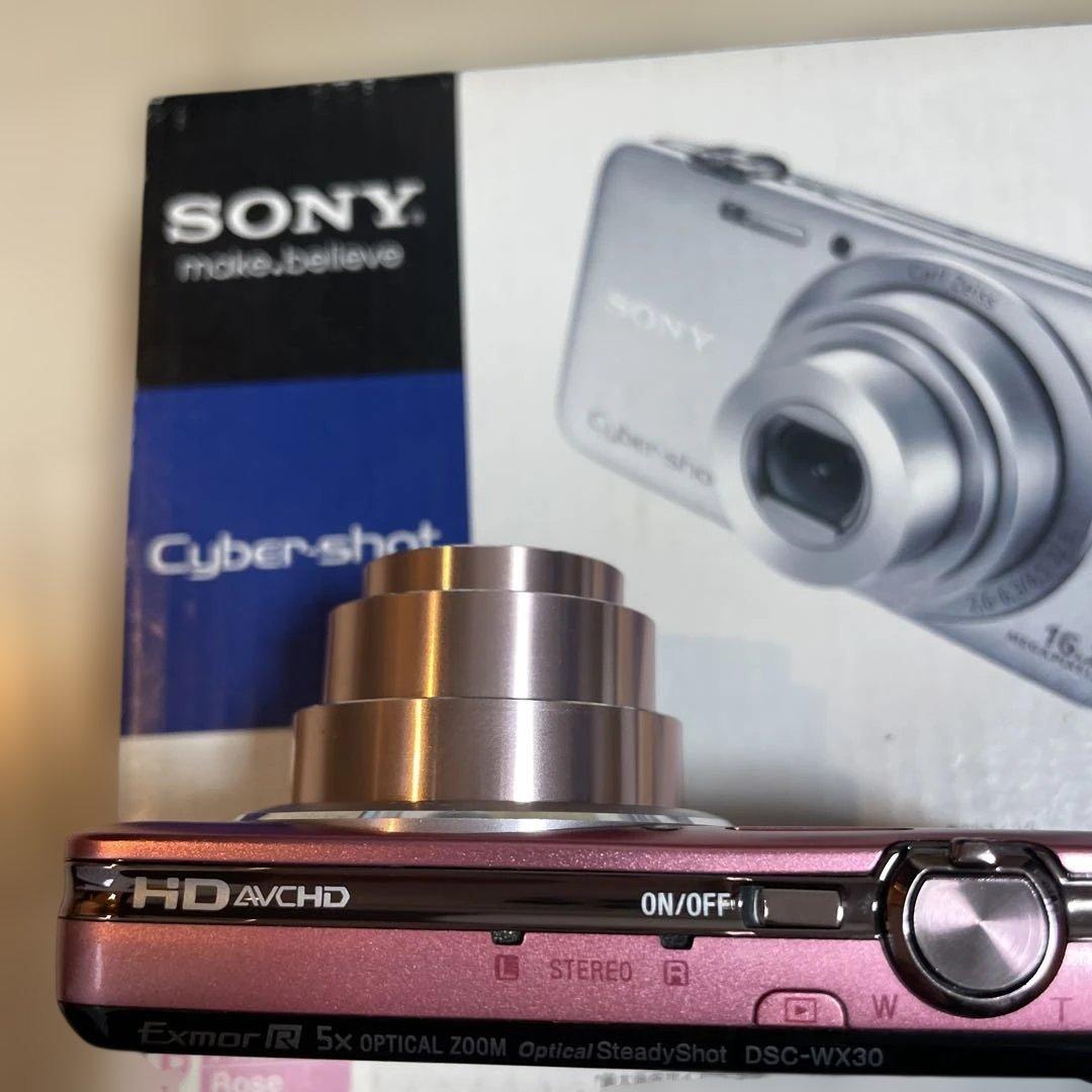 Sony Cyber-shot DSC-WX30 16.2MP ピンク