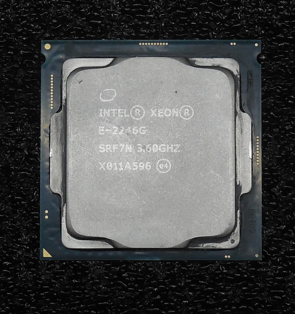 INTEL XEON E-2246G 3.6～4.8GHz