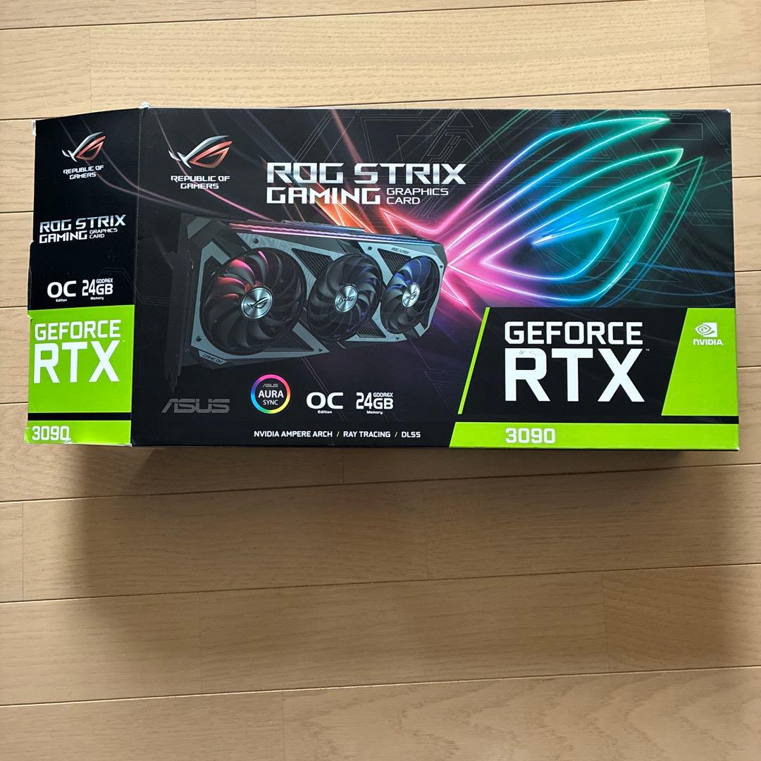 ASUS ROG RTX 3090 ヒートシンク　ファン　バックプレート　LED