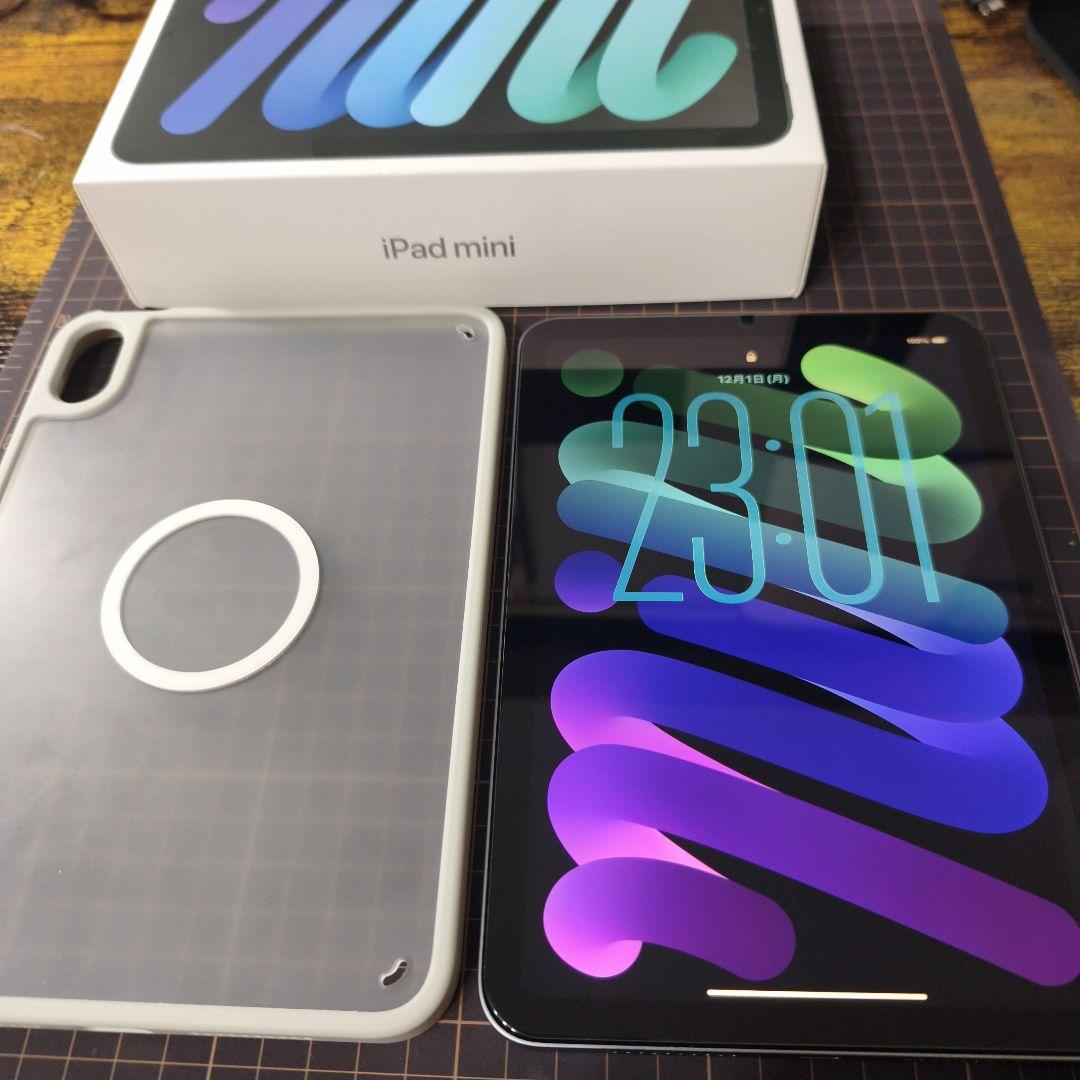 【美品バッテリー100%】iPad mini 第7世代128GB　ケース付