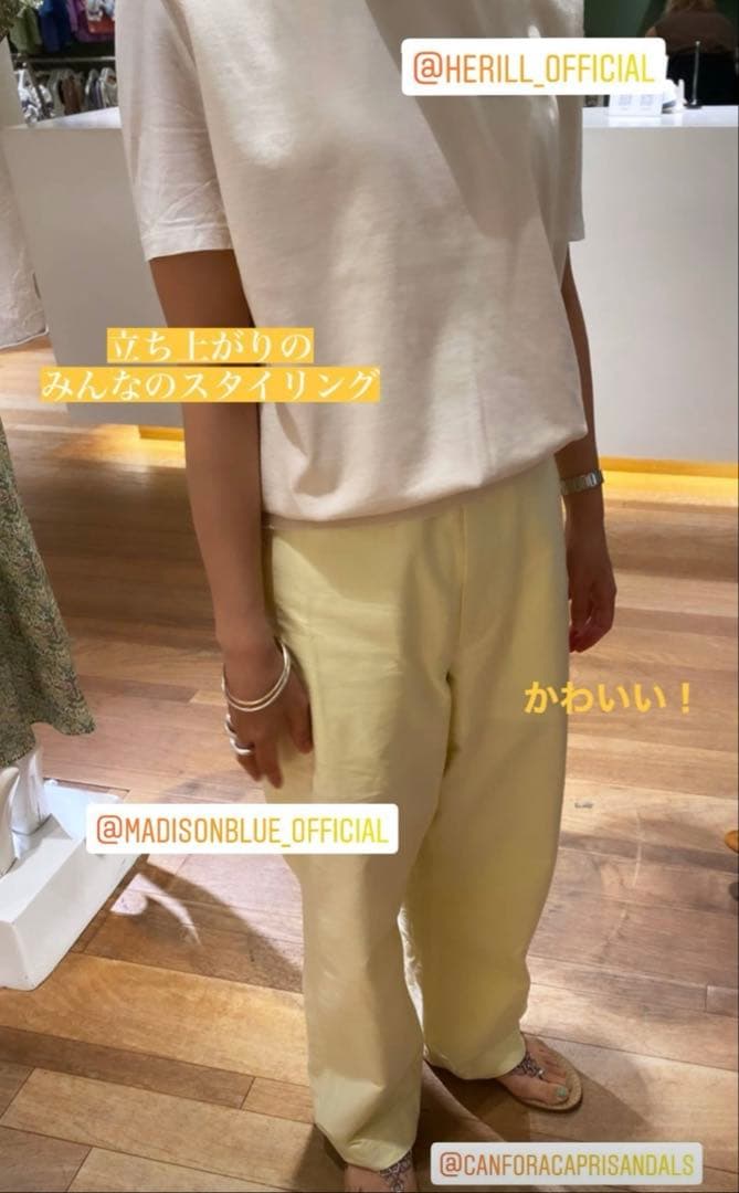 新品未使用 ロンハーマン別注 マディソンブルー ピンク チノパンツ