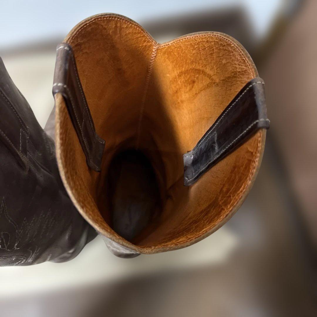 D&G ブラウン ウエスタンブーツ