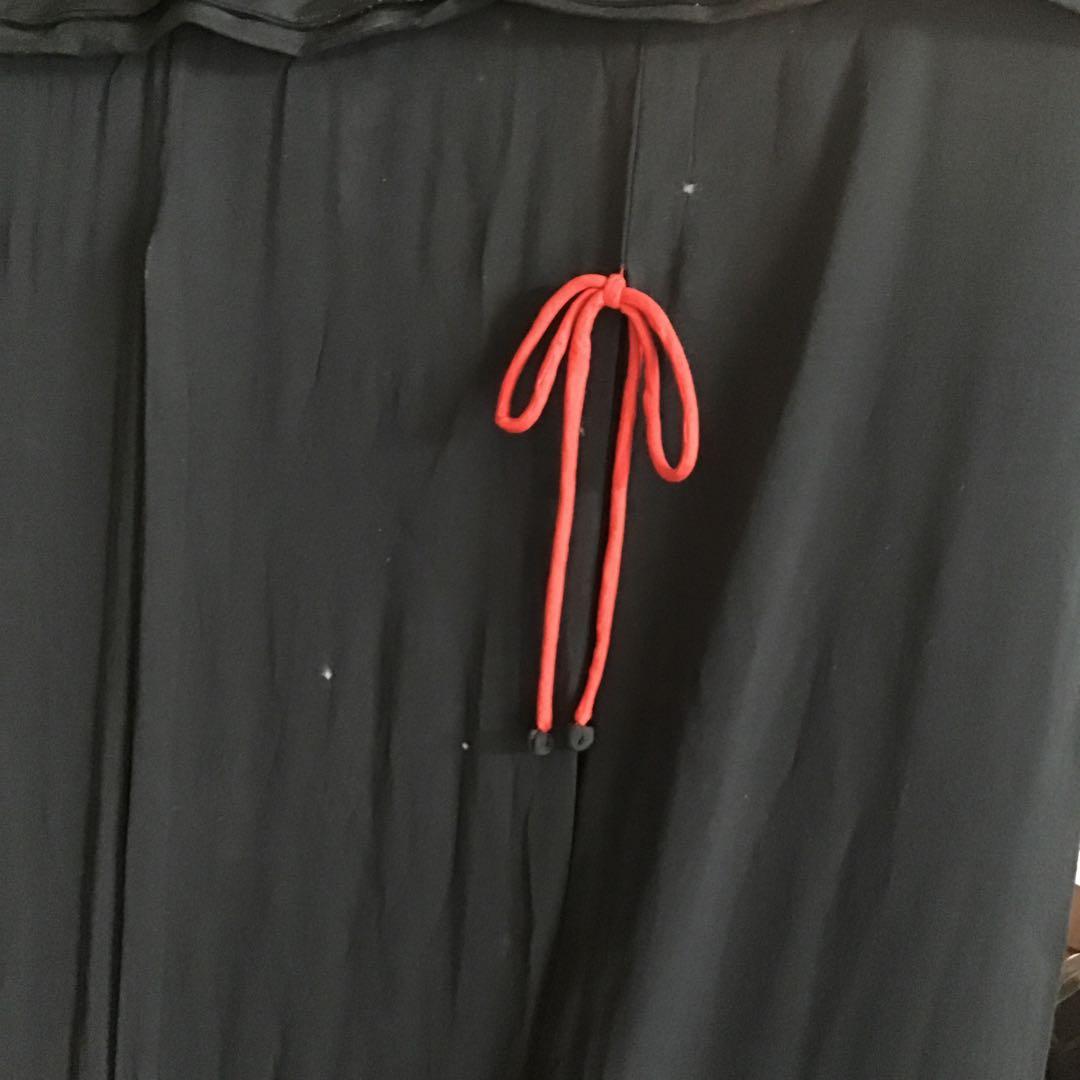 作家物　縮緬で作った暖簾　古布　リメイク　アンティーク