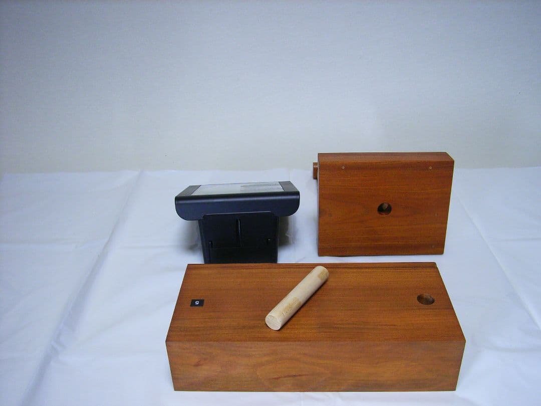 ５FSFABH欅板材電波目覚まし時計（カシオTQT-351NJ使用）TED対象外