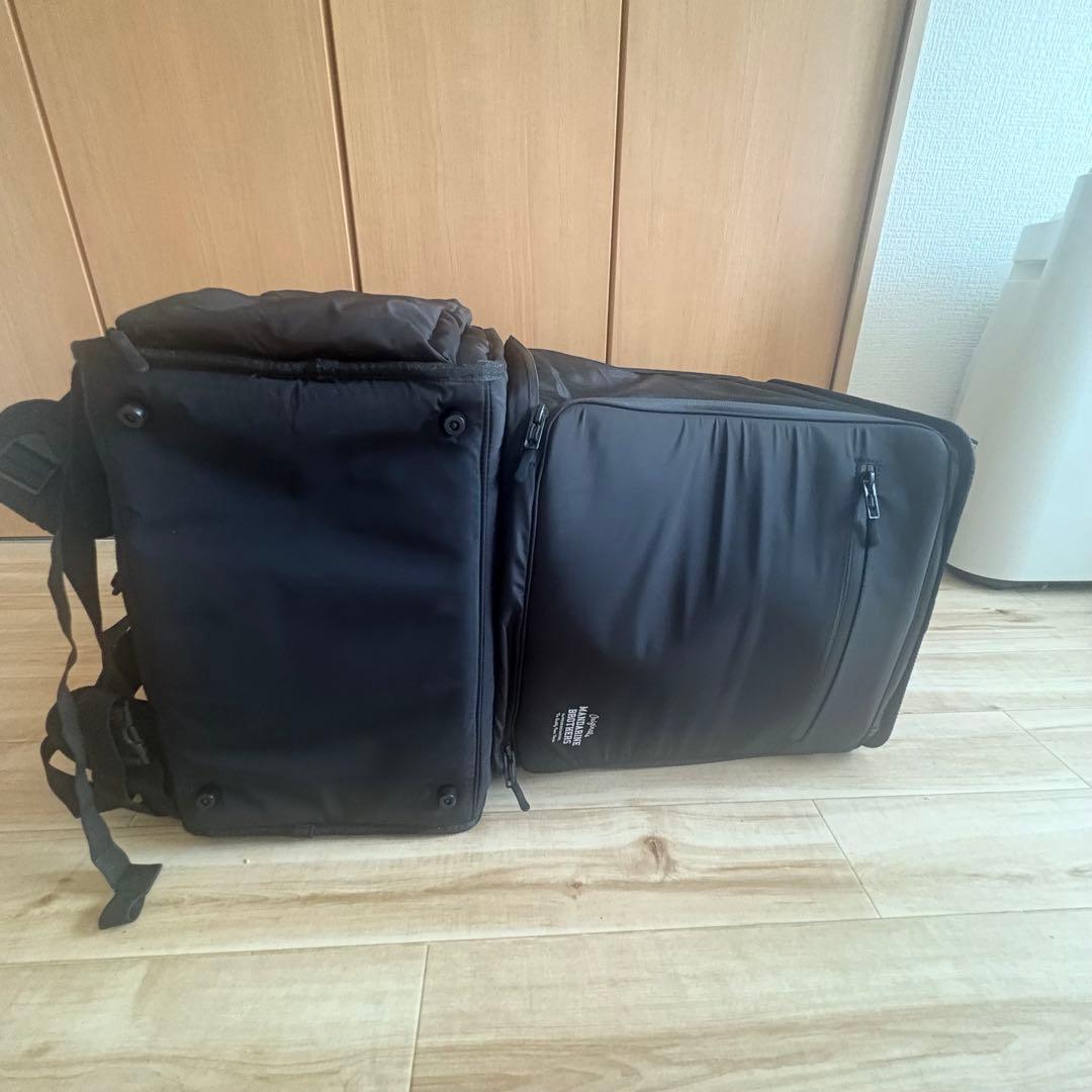 リュック キャリーケース ペット バックパック 拡張　マンダリンブラザーズ　黒