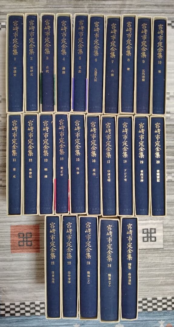 宮崎市定全集 全25巻セット 本巻24巻+別巻1巻 箱付き 月報揃い 岩波書店