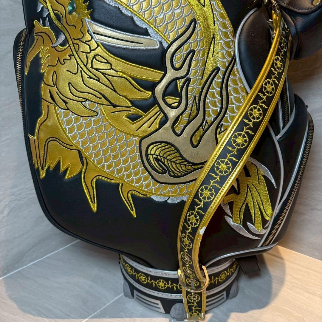 激レア　広田ゴルフ　生鉄　龍　キャディバッグ　3点式　9.0型