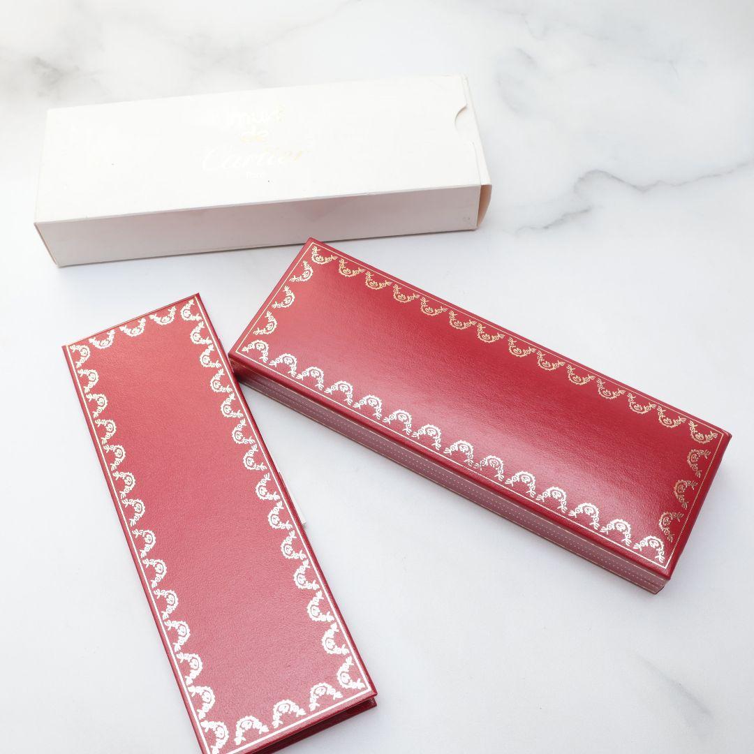 未使用 Cartier ボールペン シルバー ゴールド カルティエ