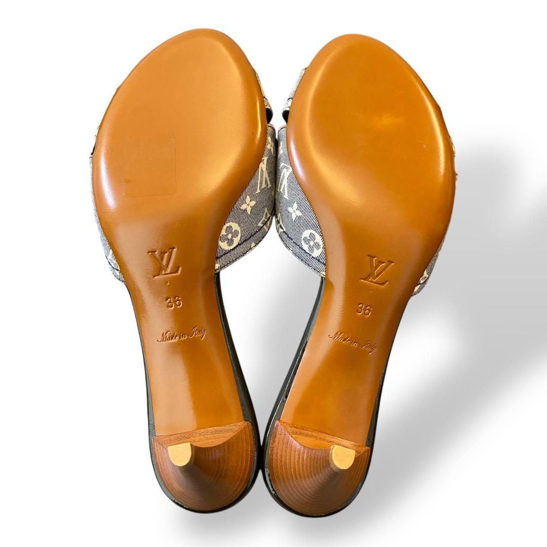 【未使用】LOUIS VUITTON モノグラム　ミュールサンダル　イディール