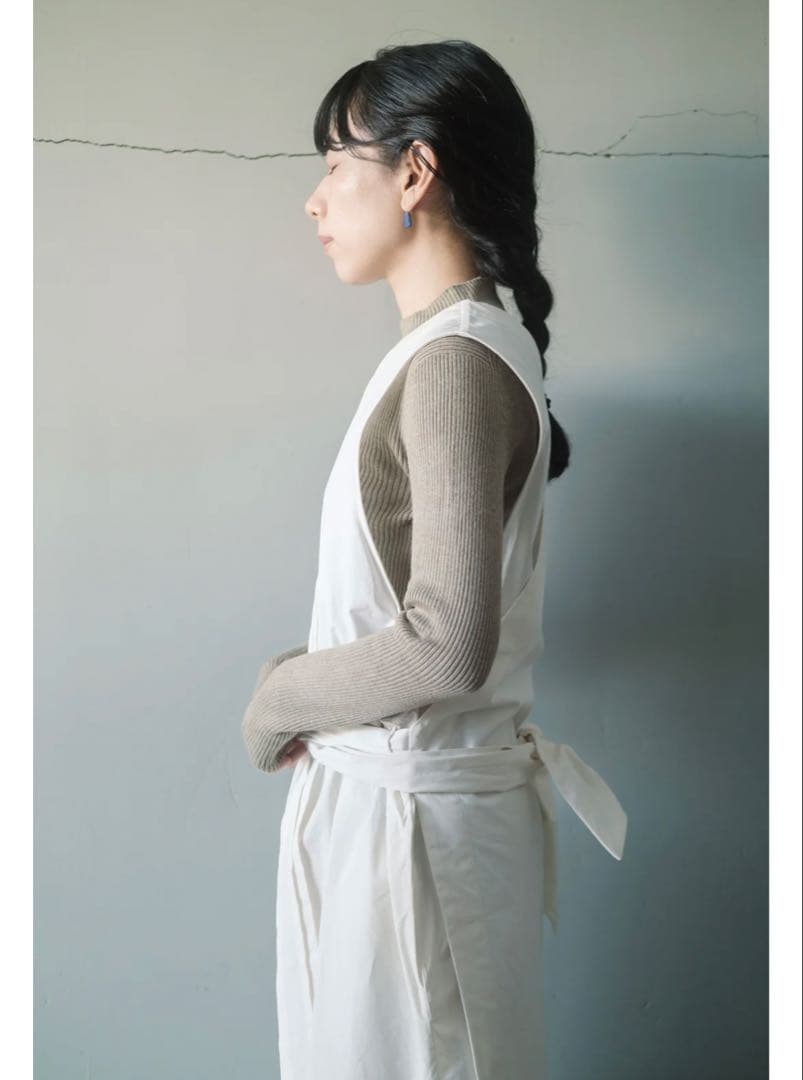 hatsutoki kitchen ノースリーブポップオーバー(エクリュ)