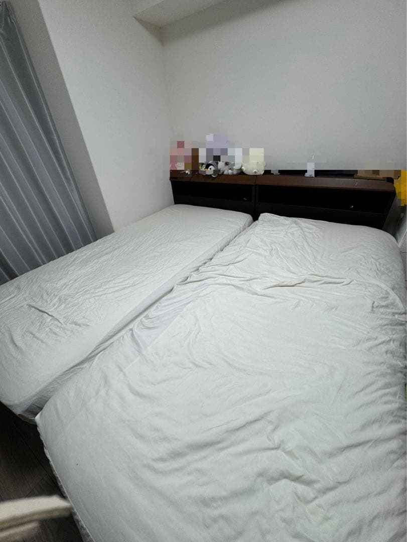 フランスベッド　シングル　1つ　ダークブラウン(別売りでもう一つ出品中)送料込み