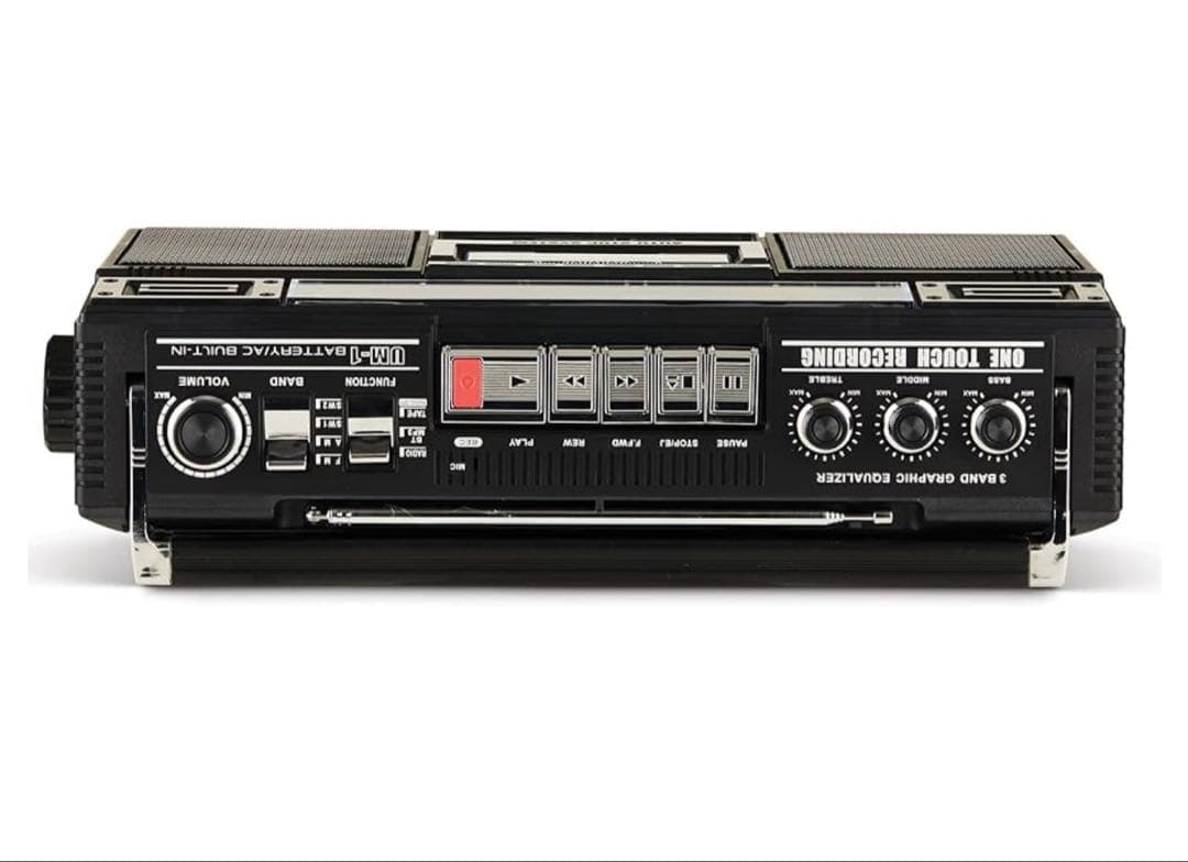 90年代 QFX J-220BT レトロカセットレコーダープレーヤー ラジカセ