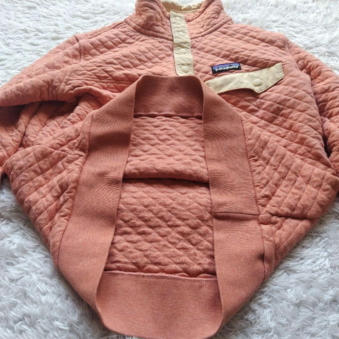 美品 Patagonia オーガニック コットン スナップt オレンジ S