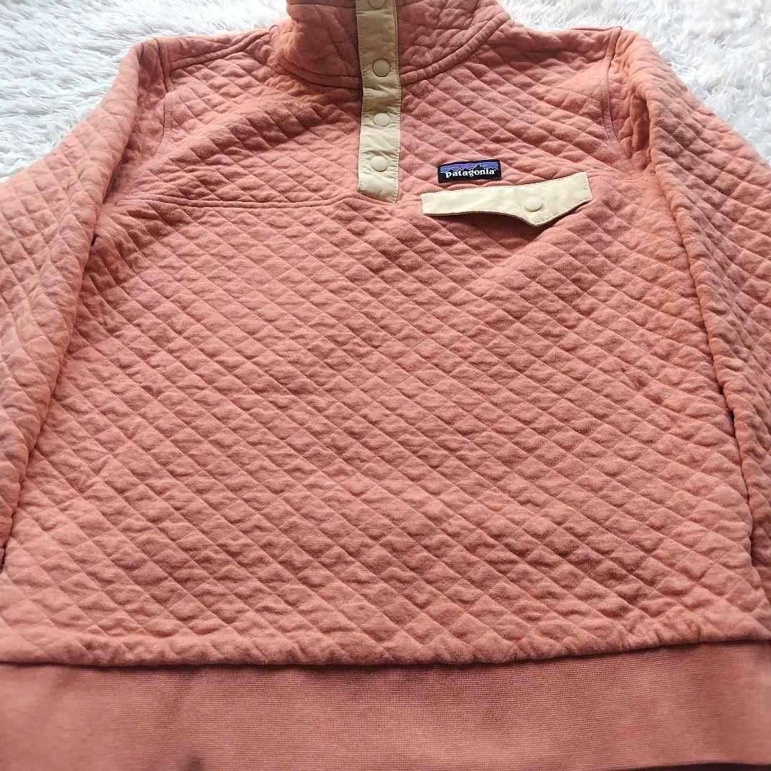 美品 Patagonia オーガニック コットン スナップt オレンジ S