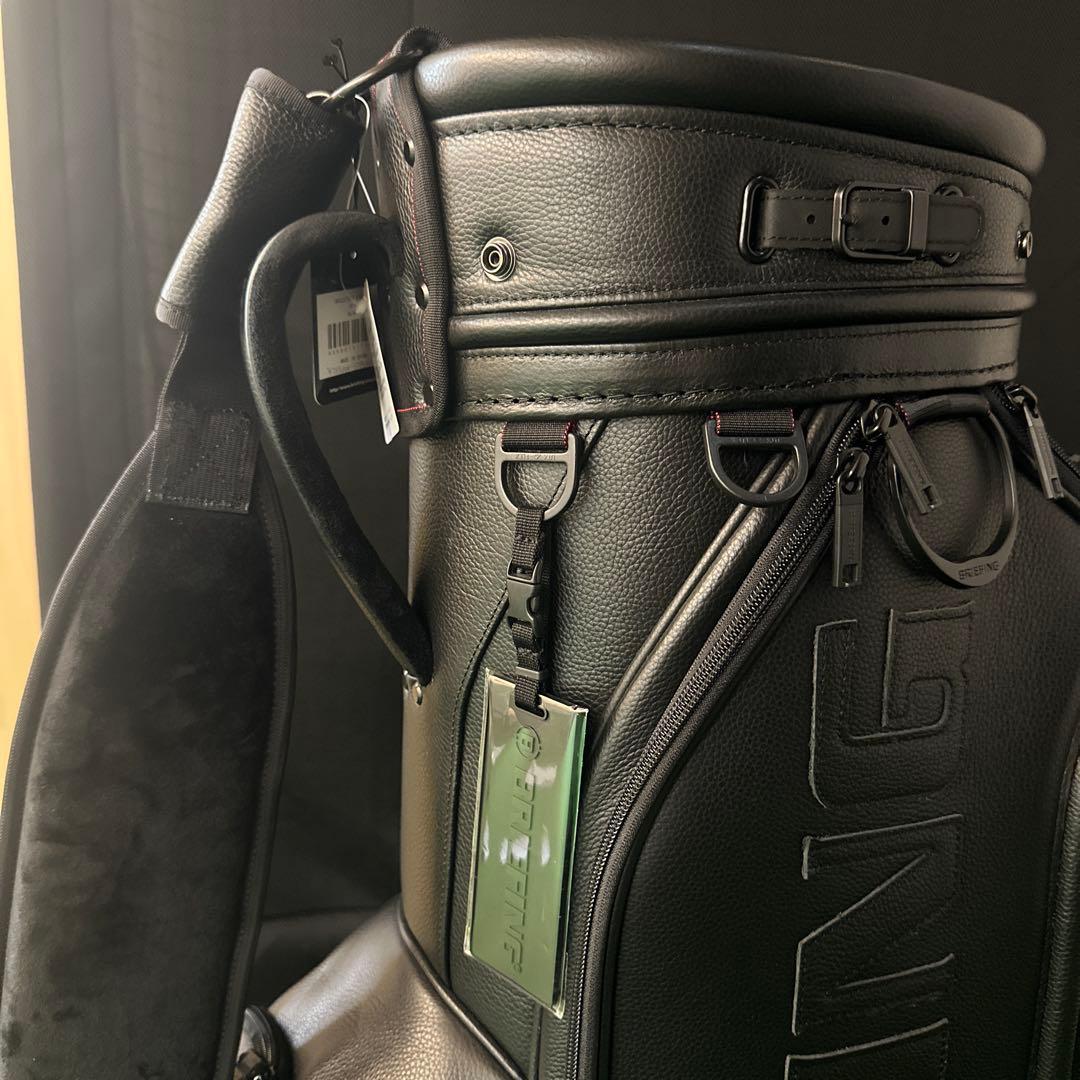 BRIEFING GOLF 限定完売品　シュリンクレザーキャディーバッグ　本革