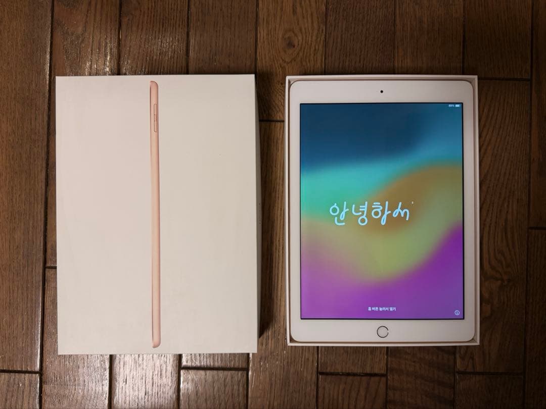 餅 ★美品★ iPad 第6世代 ローズゴールド 本体 箱付き