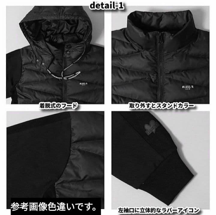 LUXE/R GOLF ダウンフェザー&裏起毛ジャケット45761BGM②