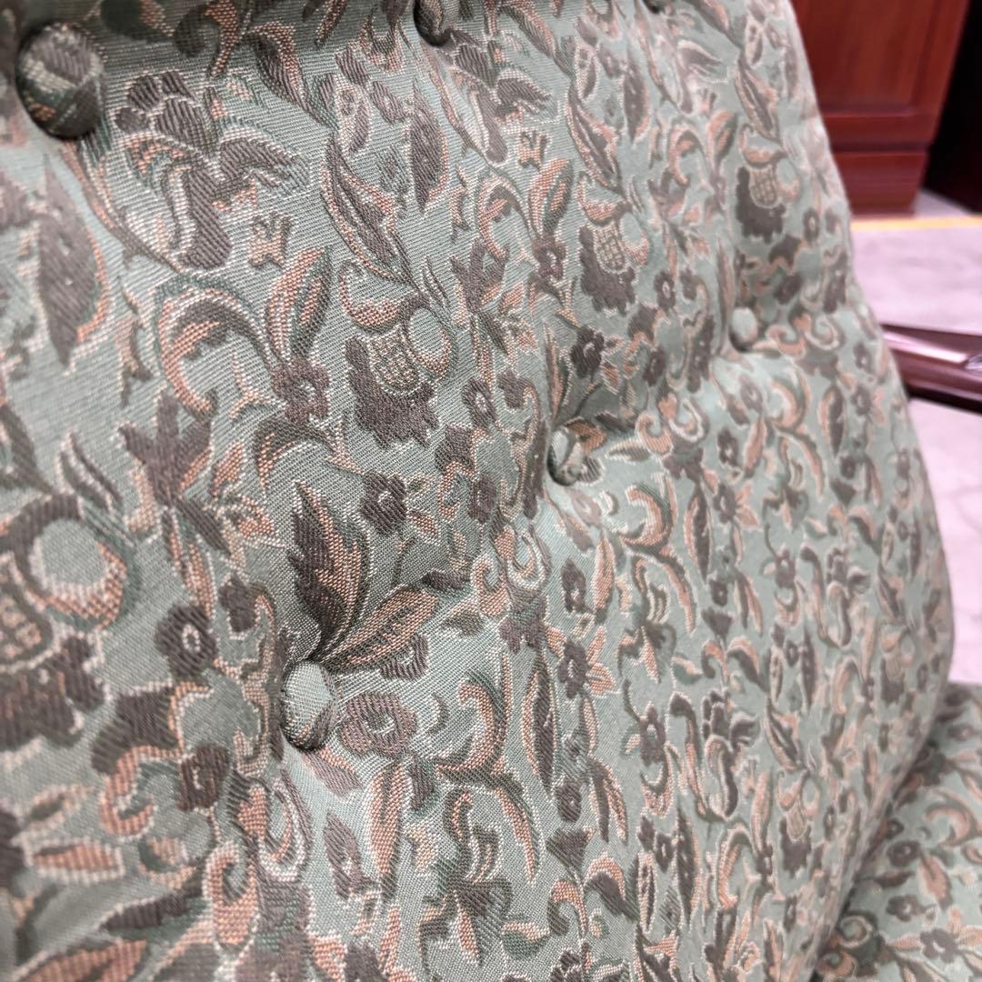 カリモク コロニアル リクライナー RC6030A682 スツール付 応接椅子