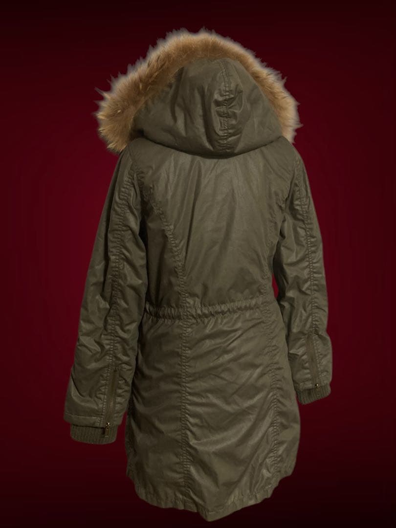 y2kファーモッズ平成ギャルカーキNANAロックフェアリーグランジ古着トレンド