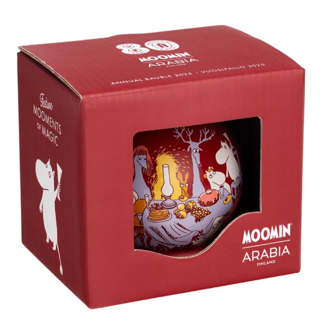 新品アラビアARABIAムーミンフェスティブモーメント オーナメント 80周年