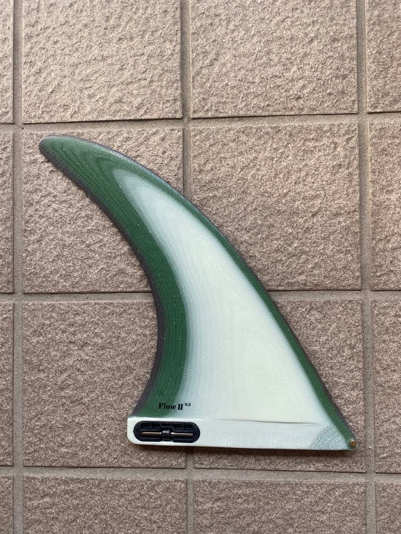 fcs ロングボード　シングルフィン　flow 2 9.5 フィン　グリノー