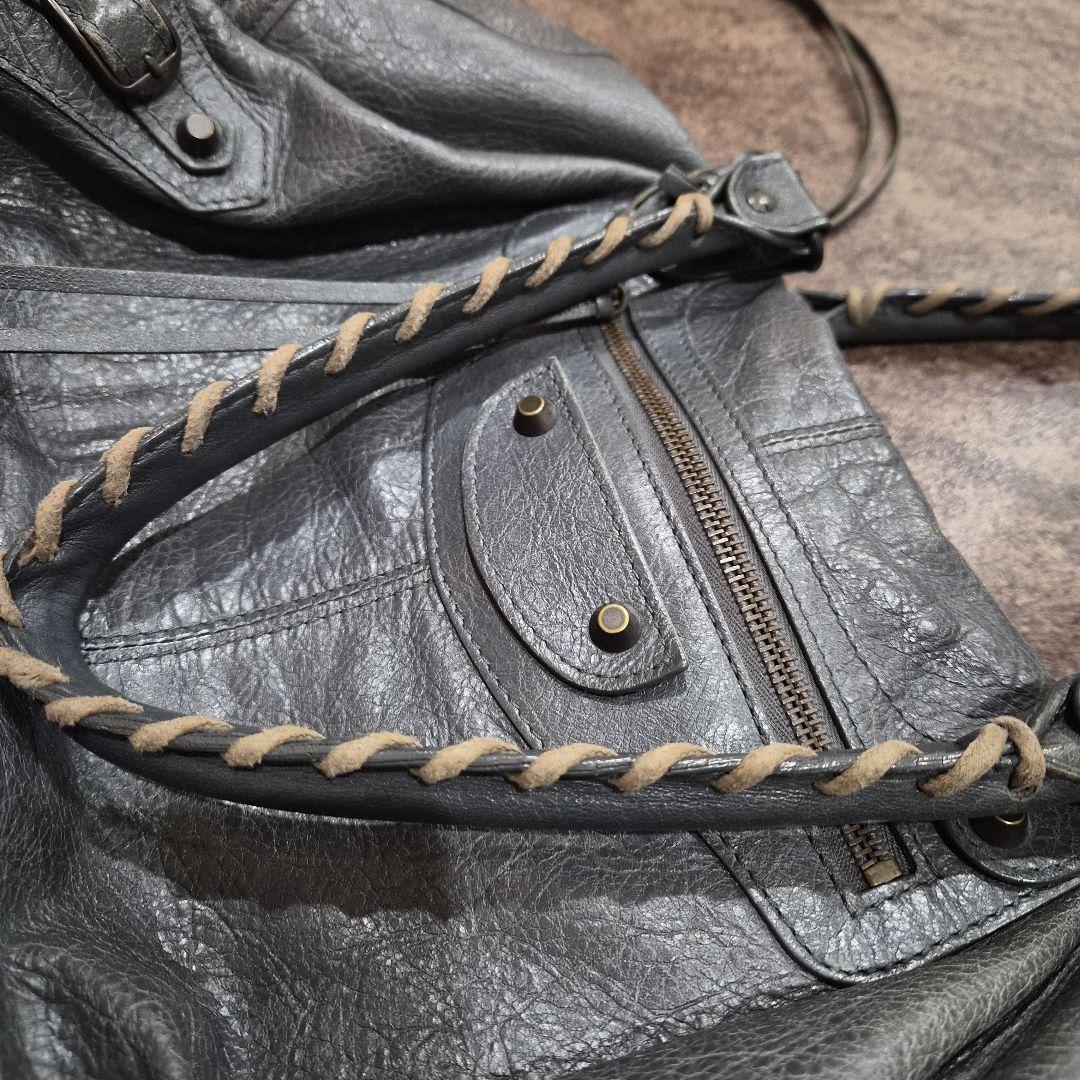 BALENCIAGA　グレー　ワーク　バック