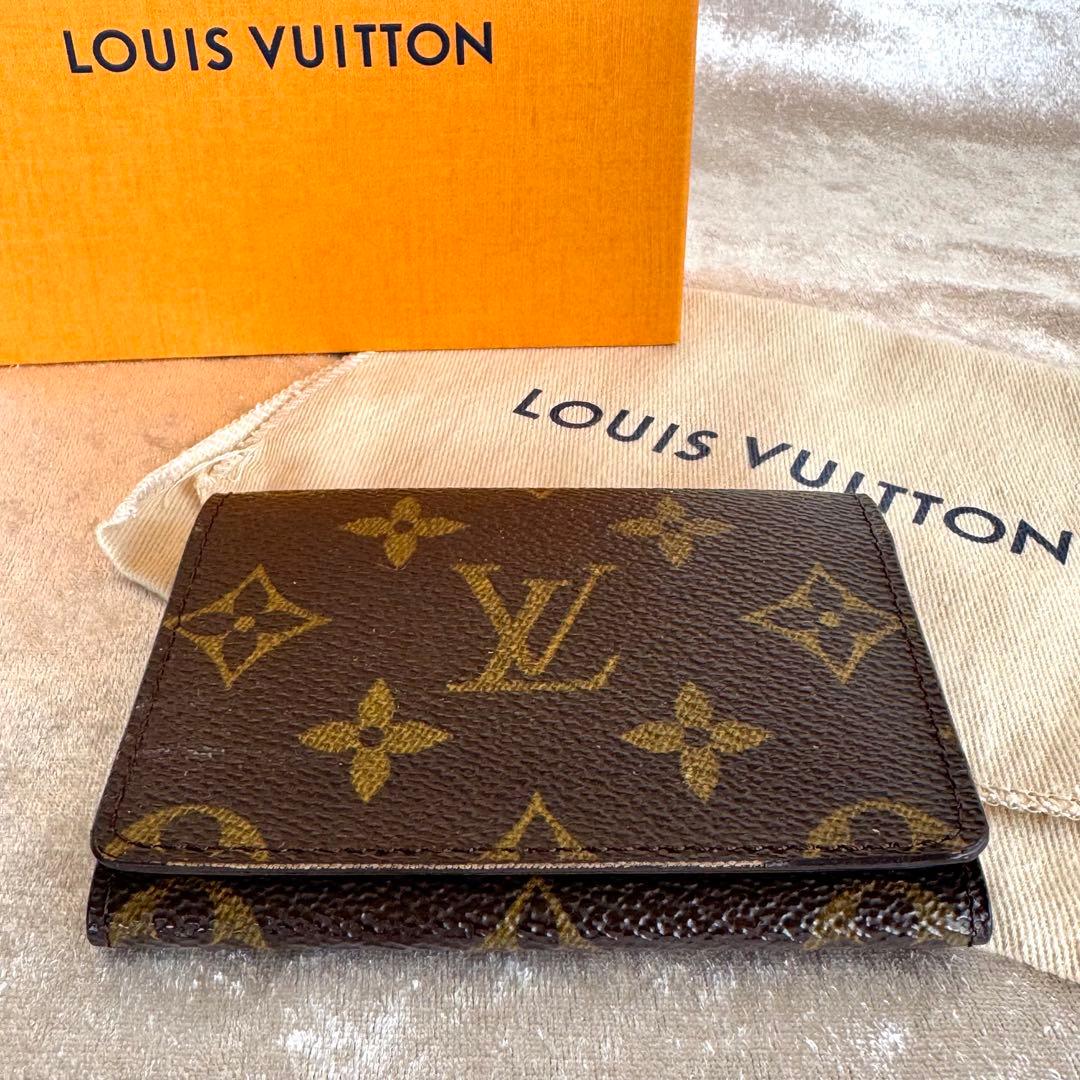極美品✨LOUIS VUITTON ルイヴィトン モノグラム 名刺入れ カード
