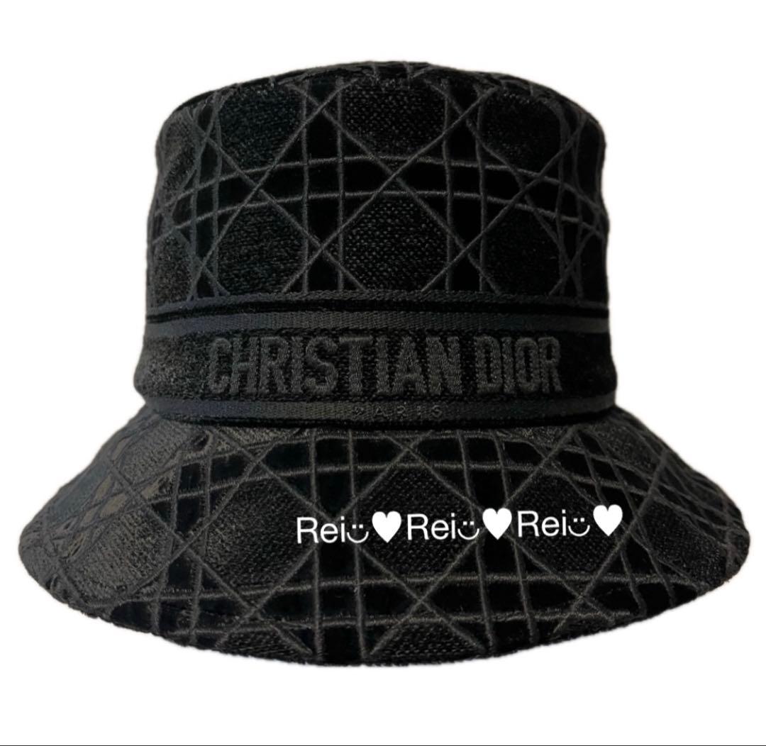DIOR ハット バケハ ブラック 58