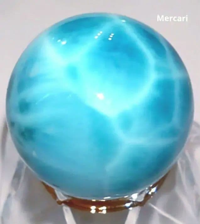 極上ラリマー　スフィア　28mm大玉