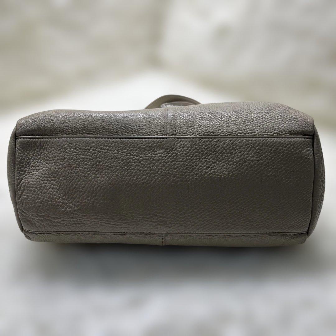 ATAO アタオ アンディ　ショルダーバッグ トートバッグ レザー　グレージュ