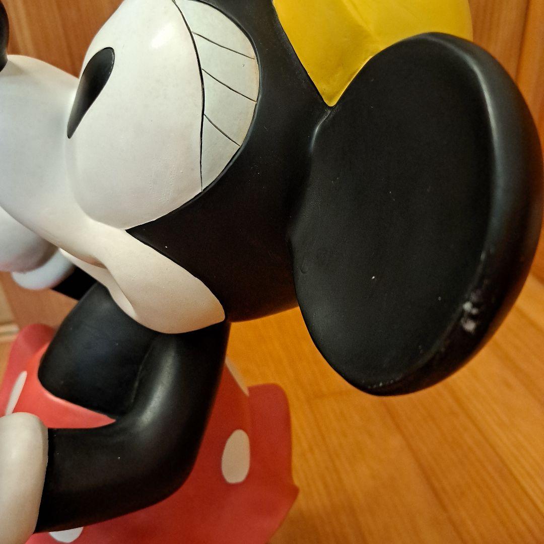 廃盤品　ガーデンスタチュー　ミニーマウス ランタン付き　置物　オブジェ　レア